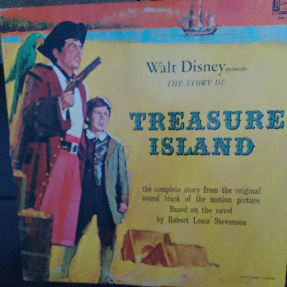 The Story of Treasure Island on vinyl from Disneyland Records DQ-1251